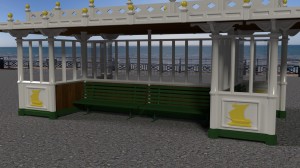 Brighton Seafront Shelter. My First Scene.